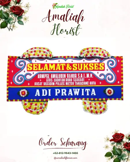 Papan Bunga Ucapan Selamat Taman Rajo