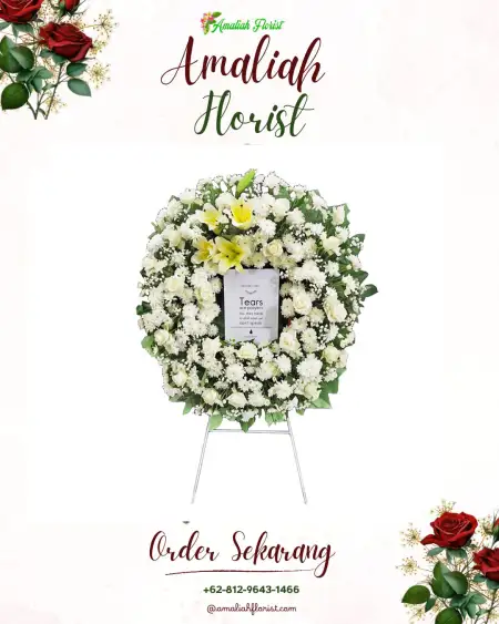 Krans Bunga Duka Taman Rajo